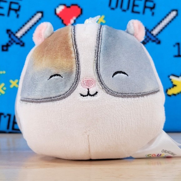 Squishmallow Pax the Hamster 3.5" Clip UltraSoft Stuffed Animal Toy Plush NWT - Picture 1 of 12
